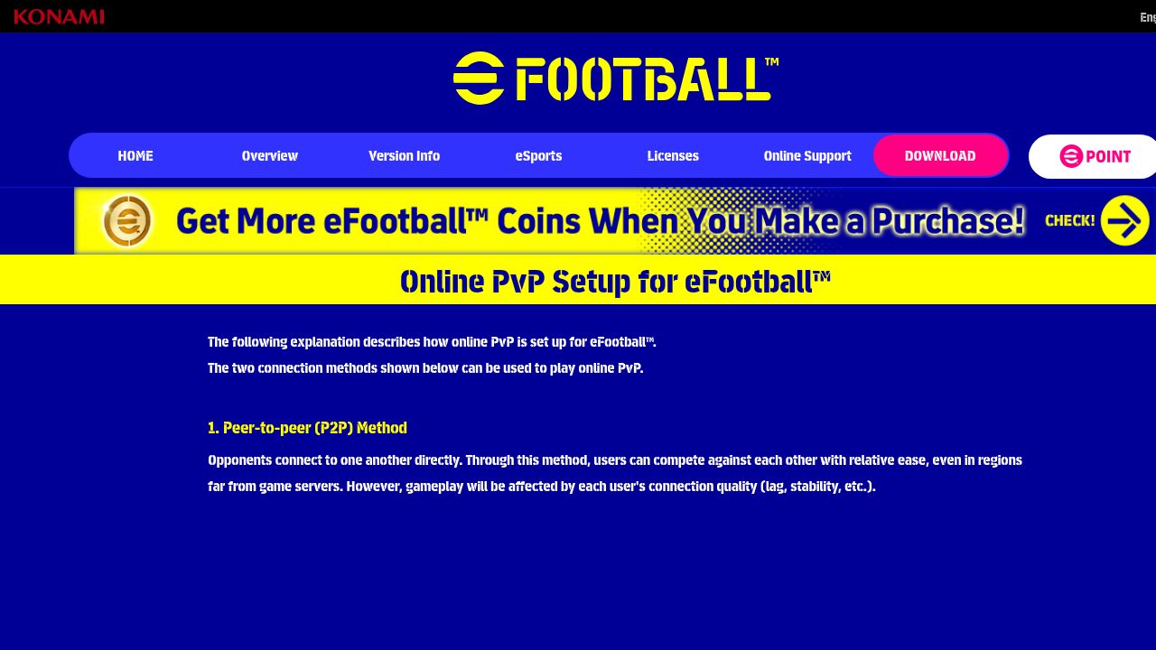 راهنمای رسمی KONAMI برای بهبود کیفیت اتصال eFootball